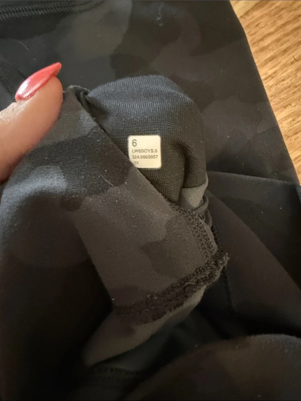 Lululemon High-Waist Camo Leggings - Black/Grey - Picture 2 of 2